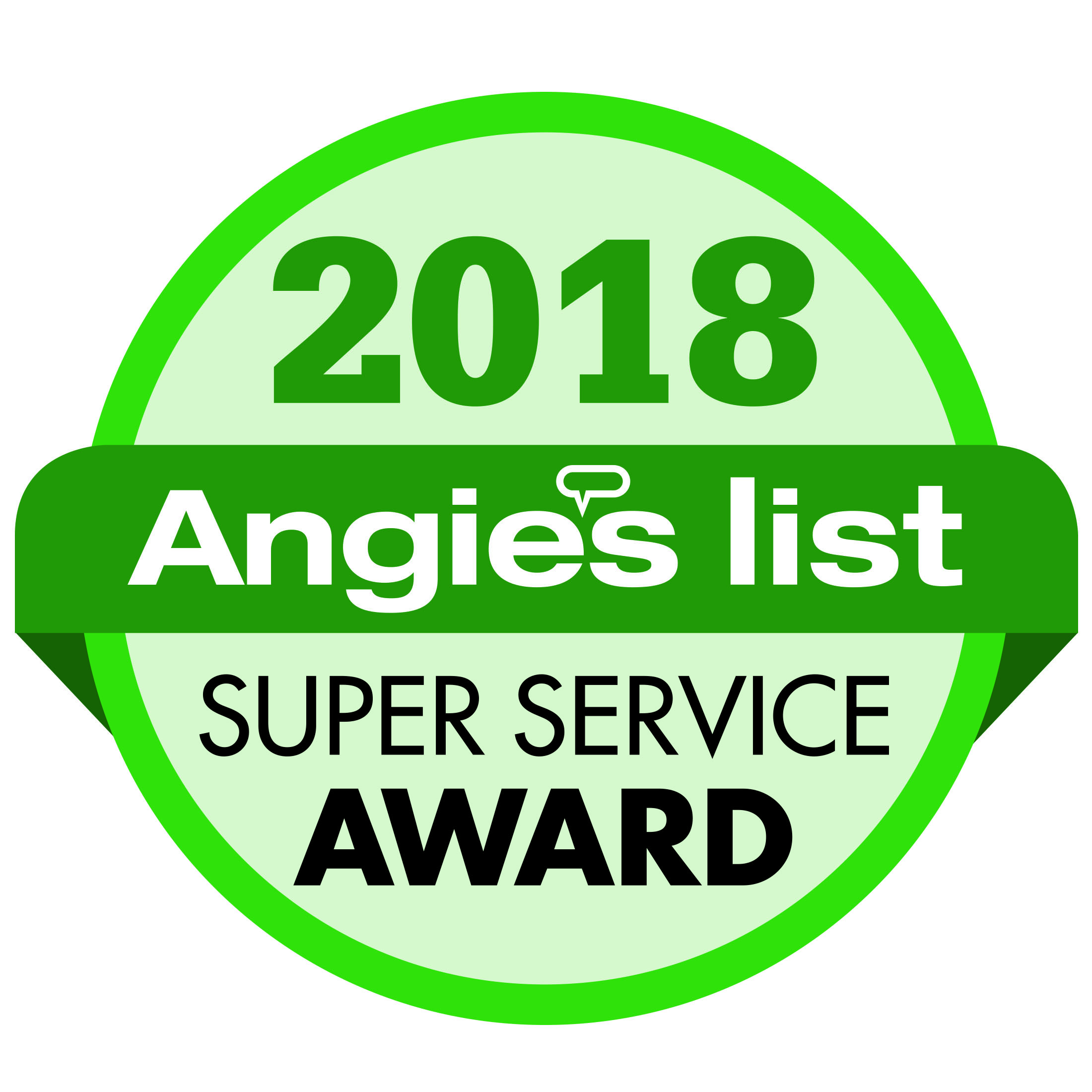 Angie's List Super Service Award 2018